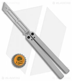 Squid Industries Triton Butterfly Balisong Trainer Silver (Stonewash Trainer) -Kershaw Sales Shop Squid Industries Triton Butterfly Balisong Trainer Silver SW Trainer BHQ 102468 jr bottlecap