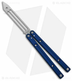 Squid Industries Squidtrainer V4 Butterfly Balisong Trainer Blue (4.5" SW)
