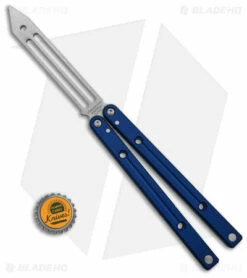 Squid Industries Squidtrainer V4 Butterfly Balisong Trainer Blue (4.5" SW) 7 Squid Industries Squidtrainer V4 Butterfly Balisong Trainer Blue (4.5" SW) -Kershaw Sales Shop Squid industries Squidtrainer V4 Butterfly Balisong Trainer Blue 4in SW BHQ 77002 td size