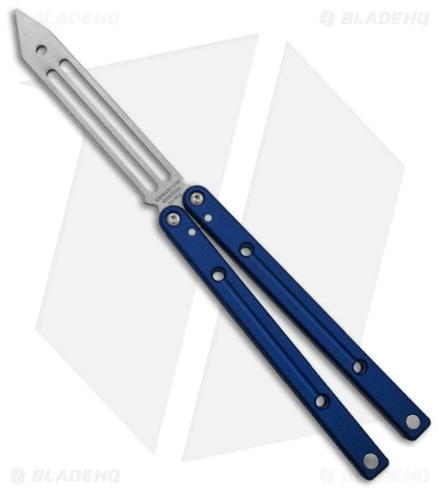 Squid Industries Squidtrainer V4 Butterfly Balisong Trainer Blue (4.5" SW) 1 Squid Industries Squidtrainer V4 Butterfly Balisong Trainer Blue (4.5" SW)