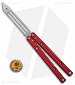 Squid Industries Squidtrainer V4 Butterfly Balisong Trainer Red (4.5" SW) 7 Squid Industries Squidtrainer V4 Butterfly Balisong Trainer Red (4.5" SW) -Kershaw Sales Shop Squid industries Squidtrainer V4 Butterfly Balisong Trainer Red 4in SW BHQ 178751 td size