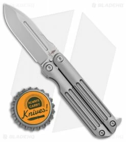 Terrain 365 Balisong Terravantium Butterfly Knife Titanium (2" Bead Blast) -Kershaw Sales Shop Terrain 365 Balisong Terravantium Ti BB BHQ 101862 jr bottlecap