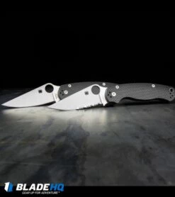 Spyderco Paramilitary 2 Knife Carbon Fiber (3.4" Satin Serr 52100) -Kershaw Sales Shop Untitled 18