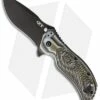 Zero Tolerance 0350 A/O Knife Predator Green (3.25" Black) ZT 0350PG