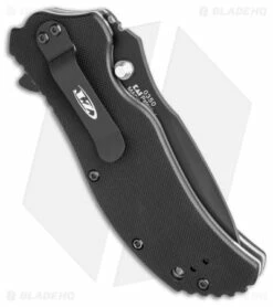 Zero Tolerance 0350 Assisted Opening Knife Tritium Black G-10 (3.25" Black) -Kershaw Sales Shop Zero Tolerance LL A O Tritium BHQ 117438 td side jr