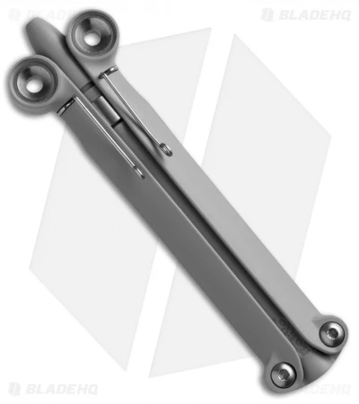 BaliYo By Spyderco Pen Butterfly Flipper (Gray) 3 BaliYo By Spyderco Pen Butterfly Flipper (Gray) - Image 3