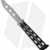 Bear & Son 114BTR Butterfly Knife Trainer Black (4" Dull Blade)