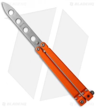 Bear OPS Bear Song II Butterfly Knife Orange G-10 (4.38" Trainer) B-201-B4-P 1 Bear OPS Bear Song II Butterfly Knife Orange G-10 (4.38" Trainer) B-201-B4-P