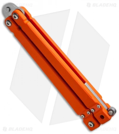 Bear OPS Bear Song II Butterfly Knife Orange G-10 (4.38" Trainer) B-201-B4-P 2 Bear OPS Bear Song II Butterfly Knife Orange G-10 (4.38" Trainer) B-201-B4-P - Image 2