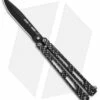 Bear OPS Bear Song IV Butterfly Knife Sim Carbon Fiber (4.4" Black) B-400-AICF-B