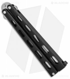 Bear & Son 2-Pack Butterfly Knife Special Black (114 + 114TR) -Kershaw Sales Shop bear son 2 pack butterfly special black 114 114TR BHQ 50066 er knife side