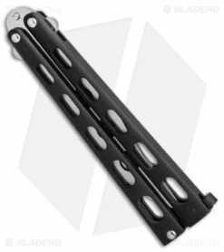 Bear & Son 2-Pack Butterfly Knife Special Black (114 + 114TR) -Kershaw Sales Shop bear son 2 pack butterfly special black 114 114TR BHQ 50066 er trainer side