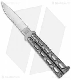 Bear & Son 113 Small Butterfly Knife Silver Vein (3.3" Satin)