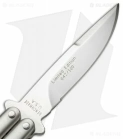 Rare Vintage Benchmade 30-SPL LE Bali-Song Butterfly Knife (3.5" Satin) #42 -Kershaw Sales Shop benchmade 30 spl balisong special 042 blade cm