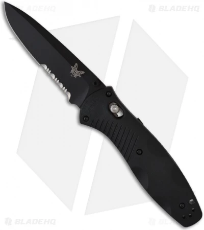 Benchmade 580SBK Barrage Spring Assist Axis Lock (3.6" Black Serr) 1 Benchmade 580SBK Barrage Spring Assist Axis Lock (3.6" Black Serr)