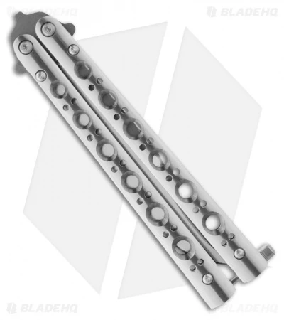 Benchmade 63 Bowie Balisong Butterfly Knife (4.25" Satin) 2 Benchmade 63 Bowie Balisong Butterfly Knife (4.25" Satin) - Image 2