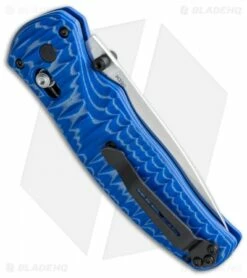 Benchmade Volli AXIS-Assist Knife Blue G-10 (3.26" Satin) 1000001-1601 -Kershaw Sales Shop benchmade volli 1000001 1601 side cm