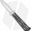 Benchmark Silver Speckle Butterfly Knife (4.13" Satin)