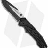 Boker Magnum Pocket Folding Knife Black G-10 (3.375" Two-Tone Serr) 01RY223