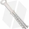 The "Bottle-Fly" Butterfly Knife Bottle Opener (Silver)
