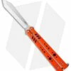BRS Premium Replicant Balisong Butterfly Knife Orange G-10/Purple Ti (4.5" SW)