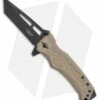 Camillus Canyon GB 8 Spring Assisted Knife Tan GRN - (3.25" Black)