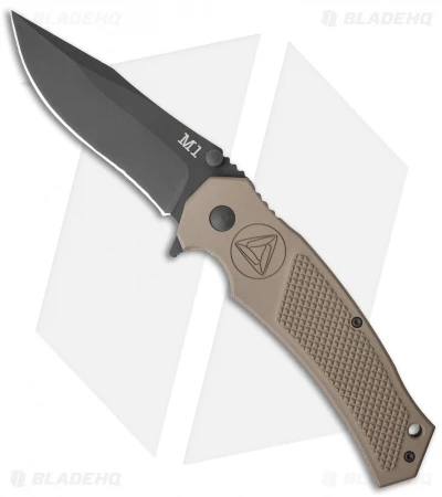 Combative Edge M1-Assist Knife Flat Dark Earth (3.875" Black) 1 Combative Edge M1-Assist Knife Flat Dark Earth (3.875" Black)