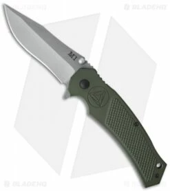 Combative Edge M1-Assist Clip Point Knife OD Green (3.875" Bead Blast)