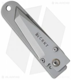 CRKT Ed Halligan K.I.S.S. Tanto Frame Lock Knife (2.25" Bead Blast Serr) 5510 -Kershaw Sales Shop crkt 5500 kiss front closed