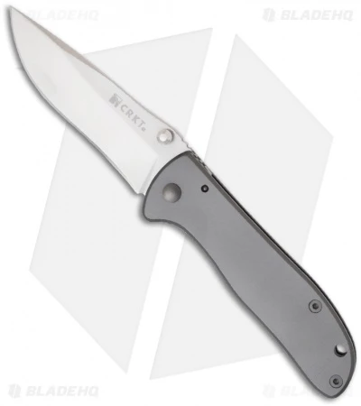 CRKT Drifter Frame Lock Knife Stainless Steel (2.875" Satin) 6450S 1 CRKT Drifter Frame Lock Knife Stainless Steel (2.875" Satin) 6450S