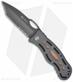 CRKT Lake Thunderbolt Liner Lock Knife (3.9" Gray Serr) 7133
