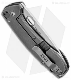 CRKT Vox Amicus Frame Lock Knife SS (3.375" Stonewash) 5445 -Kershaw Sales Shop crkt amicus 5445 side cm