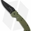 CRKT Crawford Kasper Liner Lock Knife OD Green Zytel (3.75" Black) 6773KOD