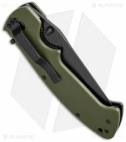 CRKT Crawford Kasper Liner Lock Knife OD Green Zytel (3.75" Black) 6773KOD -Kershaw Sales Shop crkt crawford kasper od green 6773kod side cm