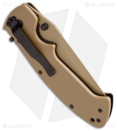CRKT Crawford Kasper Liner Lock Knife Tan Zytel (3.75" Serr) 6783DZ 2 CRKT Crawford Kasper Liner Lock Knife Tan Zytel (3.75" Serr) 6783DZ - Image 2