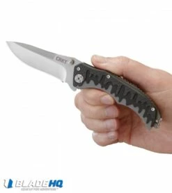 CRKT Drip Tighe Drop Point Outburst Assisted Opening Knife (3.1" Satin) 1190 -Kershaw Sales Shop crkt drip tighe outburst 1190 BHQ 71235 dl