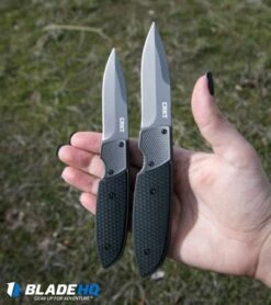 CRKT Russ Kommer Fulcrum 2 Folding Knife GRN (3.18" Gray) 7435 -Kershaw Sales Shop crkt fulcrum 2 size comparison hand dl