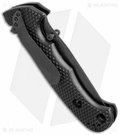 CRKT Hammond Cruiser Liner Lock Knife (3.75" Black Serr) 7914KN -Kershaw Sales Shop crkt hammond cruiser 7914kn side cm