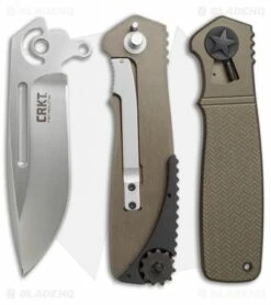 CRKT Homefront Field Strip Knife (3.5" Satin) K270GKP -Kershaw Sales Shop crkt homefront k270gkp cm apart