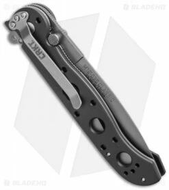CRKT Kit Carson M16-03S Classic Spear Point Flipper Knife Al (3.5" Bead Blast) -Kershaw Sales Shop crkt m16 03s side cm