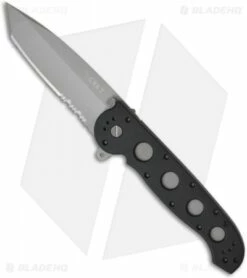 CRKT Carson M16-14Z Zytel Tanto Flipper Knife (3.875" Bead Blast Serr)