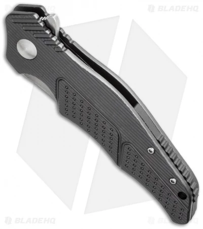 CRKT Ken Onion Outrage Liner Lock Knife Gray Aluminum (3.25" Satin) K320GXP 3 CRKT Ken Onion Outrage Liner Lock Knife Gray Aluminum (3.25" Satin) K320GXP - Image 3