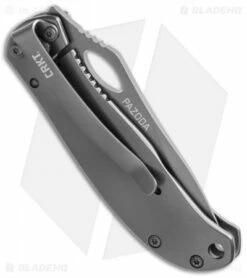 CRKT Pazodas Combination Pack - Plain & Serrated Knives 64802C -Kershaw Sales Shop crkt pazodas gray side cm