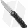 CRKT Ruger Knives Crack Shot: Compact A/O Knife (3.5" Stonewash Serr) R1206
