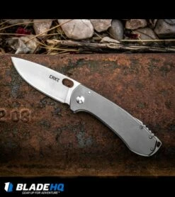 CRKT Vox Amicus Frame Lock Knife SS (3.375" Stonewash) 5445X *Factory Second -Kershaw Sales Shop crkt vox amicus factory second 5445X BHQ 74567 dl