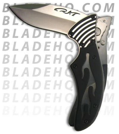 CRKT Fulcrum Flame Folding Knife (2.75" Satin) 7406 3 CRKT Fulcrum Flame Folding Knife (2.75" Satin) 7406 - Image 3