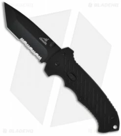 Gerber 06 FAST Knife Spring Assisted (3.8" Black Serr) 30-000118