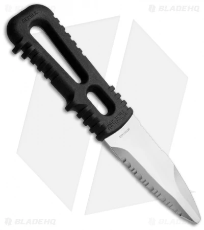 Gerber River Shorty Fixed Blade Dive Knife Black (3" Serr) 30-000967N 2 Gerber River Shorty Fixed Blade Dive Knife Black (3" Serr) 30-000967N - Image 2