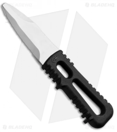 Gerber River Shorty Fixed Blade Dive Knife Black (3" Serr) 30-000967N 1 Gerber River Shorty Fixed Blade Dive Knife Black (3" Serr) 30-000967N