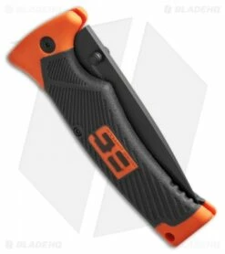 Gerber Bear Grylls Folding Sheath Survival Knife & Paracord Bracelet 31-002416 -Kershaw Sales Shop gerber folding sheath knife survival bracelet combo orange grey black serr 31 002416 knife side